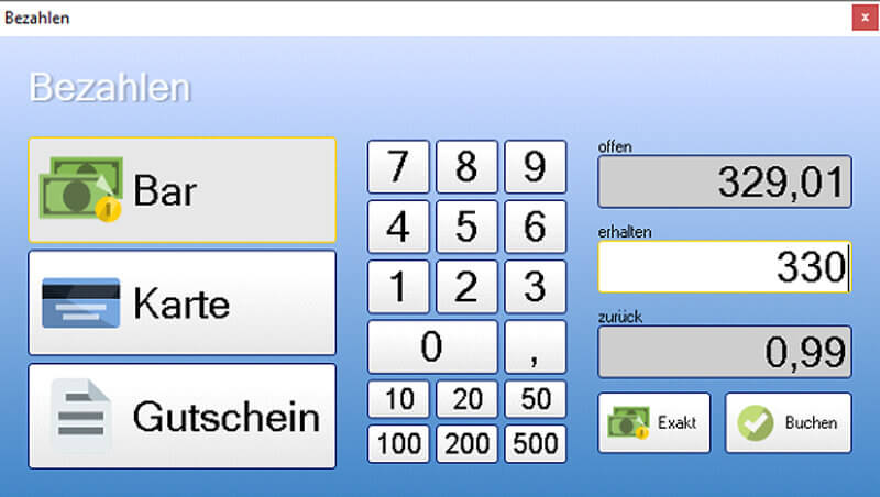 Bezahlen