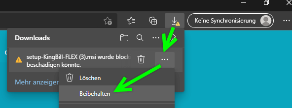 Download Freigabe Schritt 1 - Edge