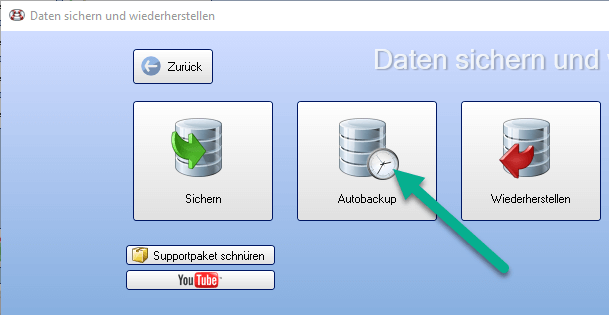 Autobackup Schritt 2