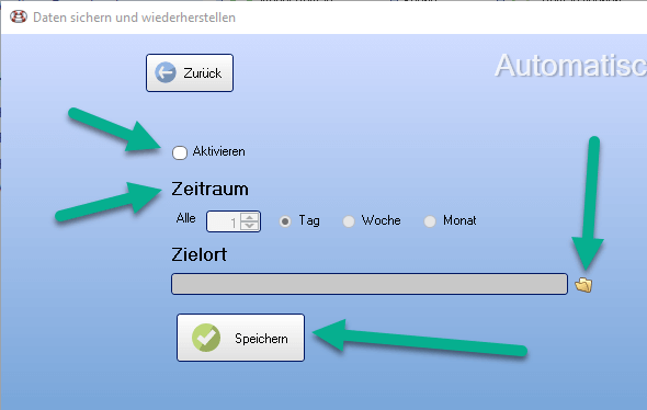 Autobackup Schritt 3