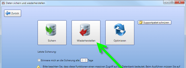 Daten wiederherstellen