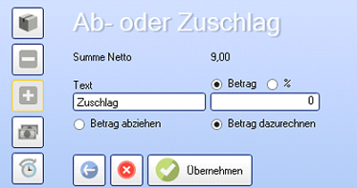 Ab- oder Zuschläge