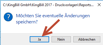 Designer schließen