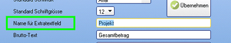Einstellungen ändern
