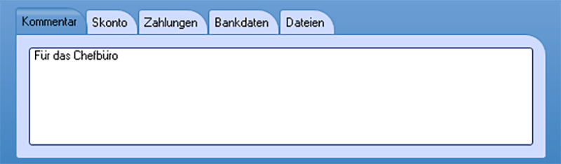 Ausgaben Kommentar