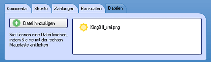 Ausgaben Dateien