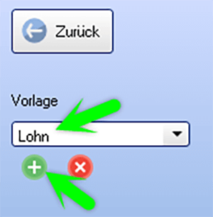 Ausgaben Vorlagen verwenden