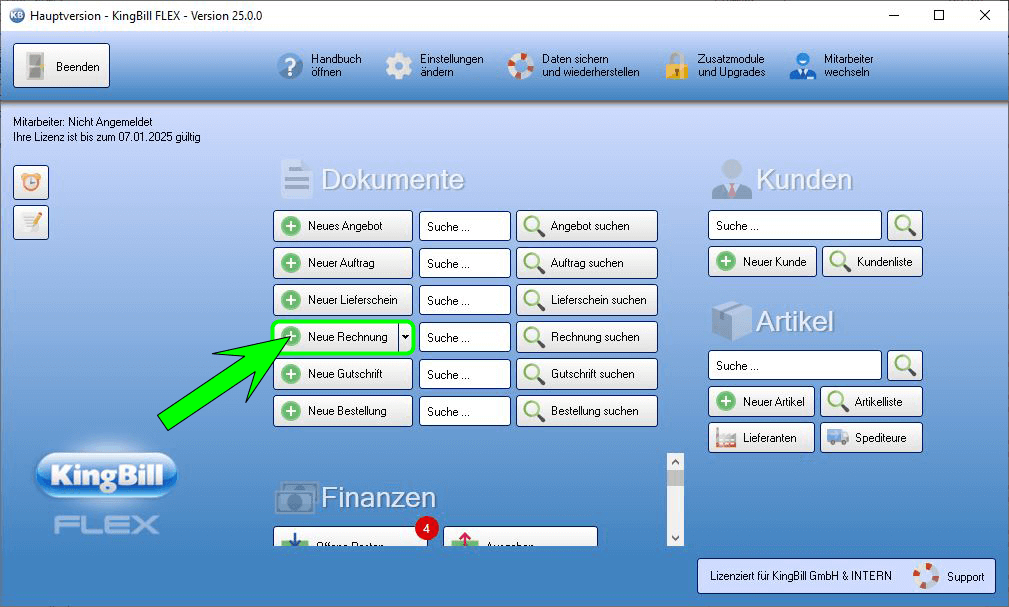 E-Rechnung erstellen