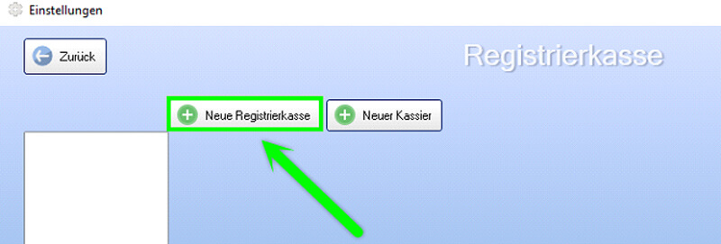 Neue Registrierkasse