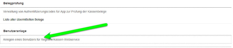 Benutzeranlage FinanzOnline