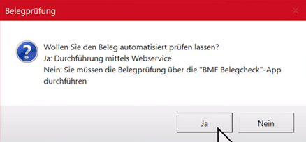 Belegprüfung durchführen