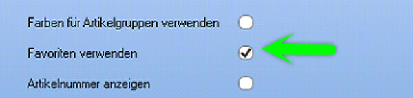 Favoriten verwenden