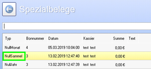 Spezialbelege