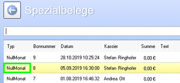 Nullbeleg