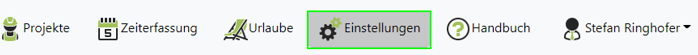 Einstellungen öffnen
