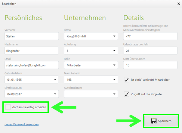 Feiertage Übersicht
