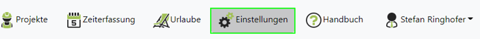 Einstellungen öffnen