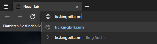 TIC-URL aufrufen