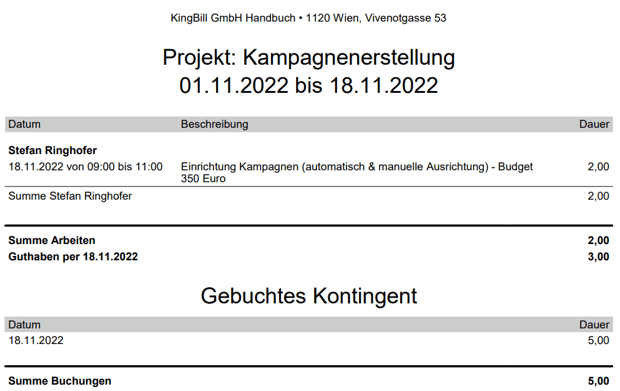 Bericht