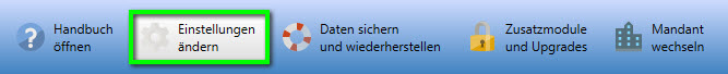 Dokumentenschutz - Einstellungen öffnen