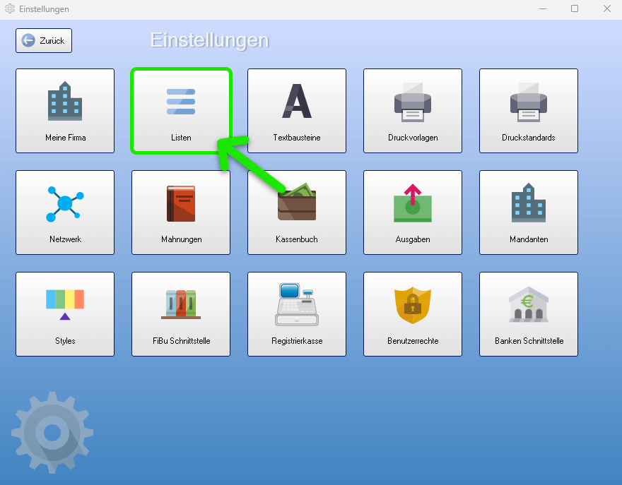 Einstellungen