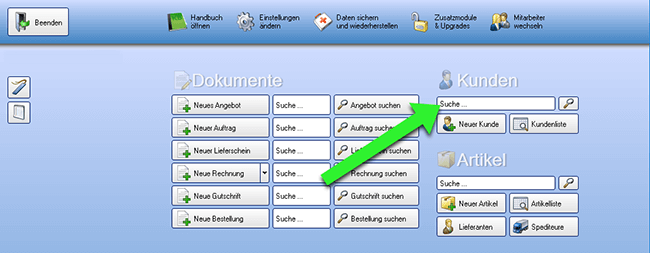 Kunden suchen