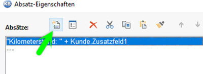 Absatz-Eigenschaften