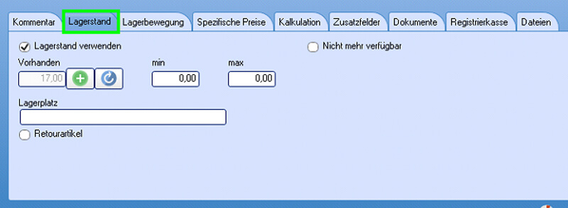 Lagerstand