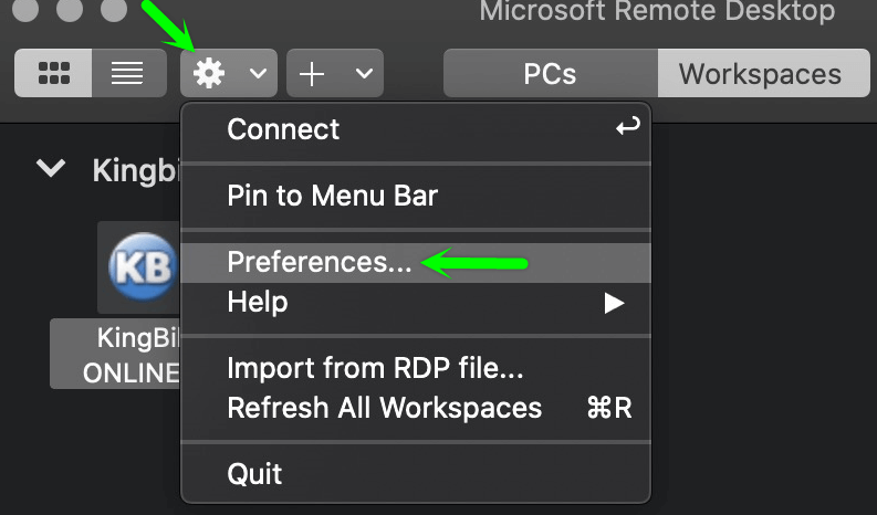 Preferences