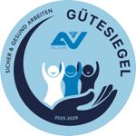 Gütesiegel AUVA Sicher und Gesund arbeiten