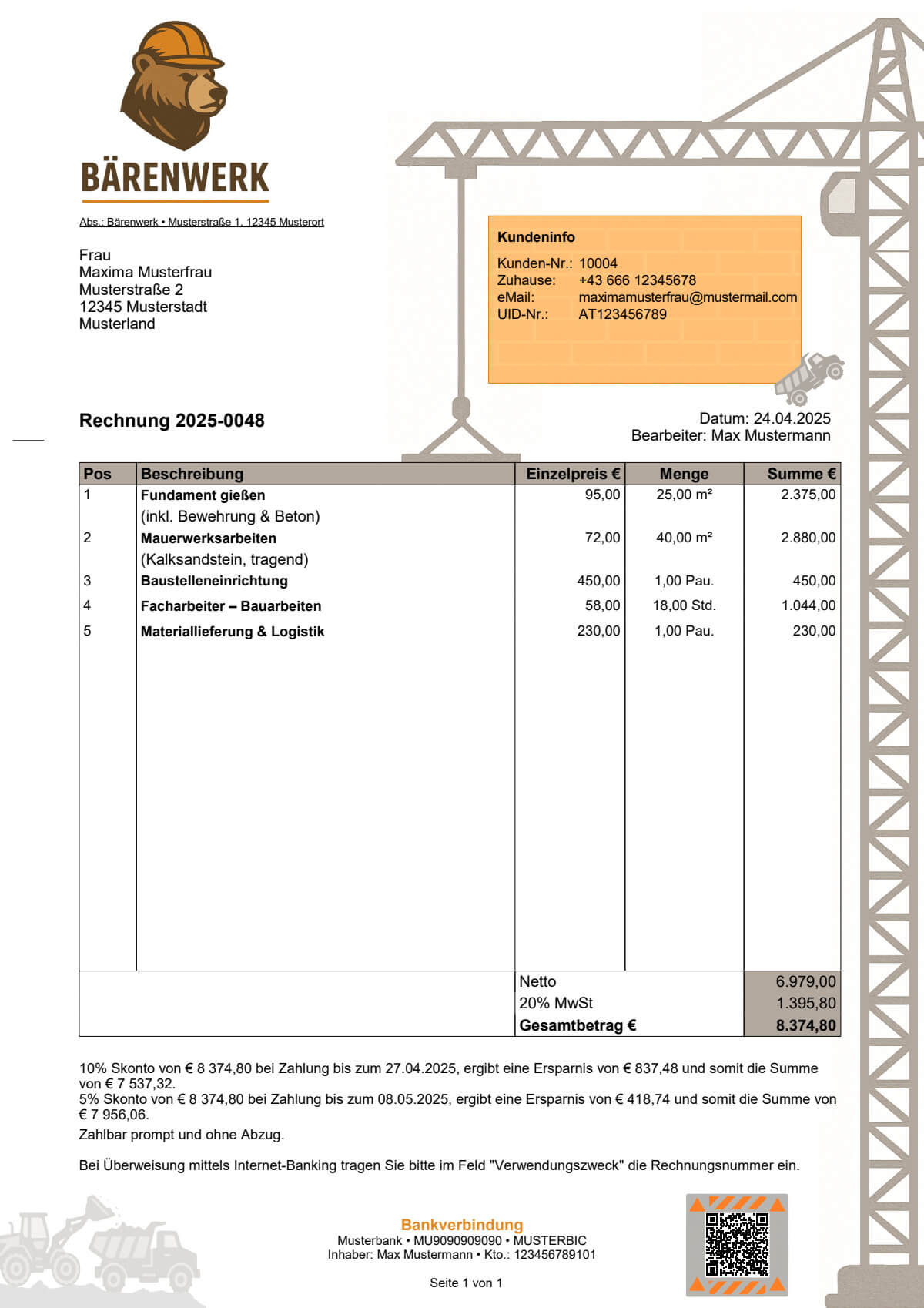 Vorlage Baerenwerk