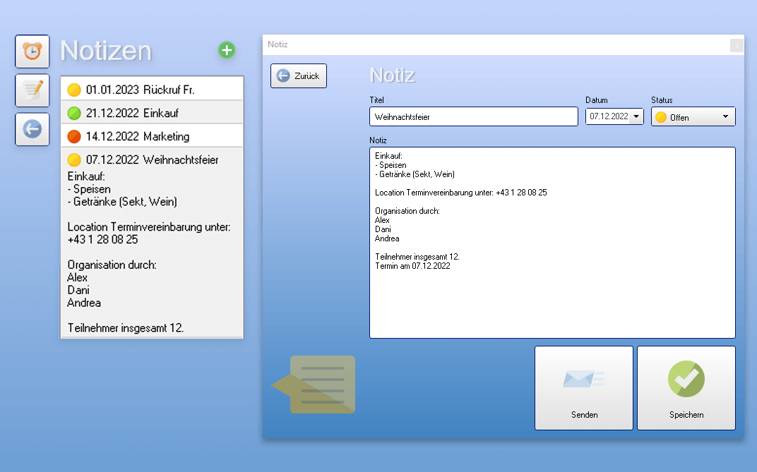 KingBill Notizen